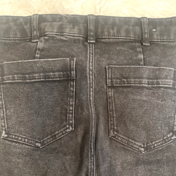 Boden Denim Barrel Leg High Rise Relaxed Ankle Jeans Washed Black Size 2R - Picture 7 of 10